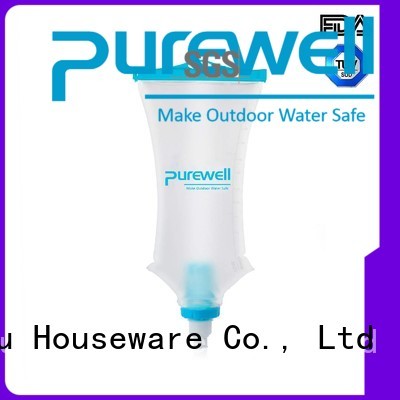 Purewell water filter bag from China for hiking