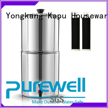 Purewell superior quality water filter bottle customized for running