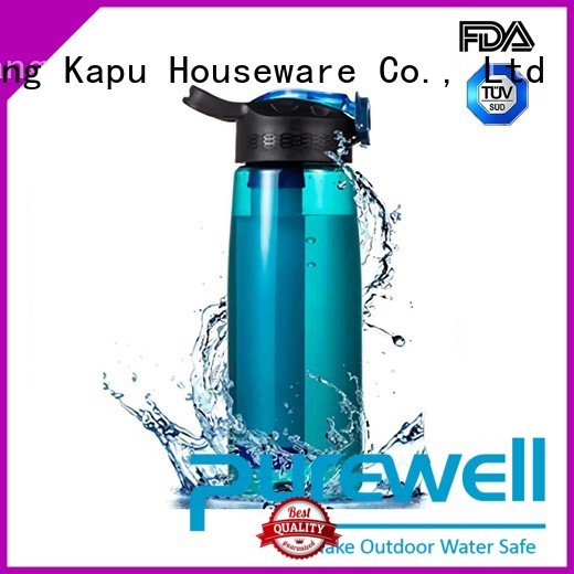 Purewell Detachable water purifier bottle wholesale for hiking