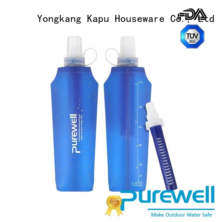 Purewell high-quality soft flask from China for Backpacking