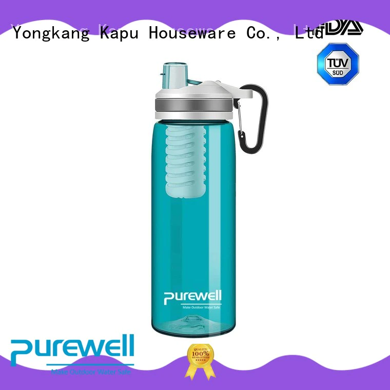 BPA-free water filter bottle supplier for Backpacking
