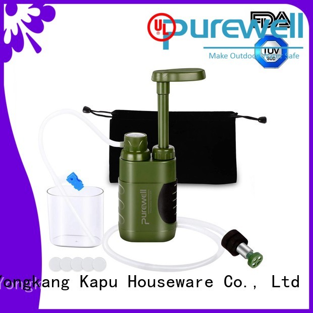 ABS water filter pump customized for hiking