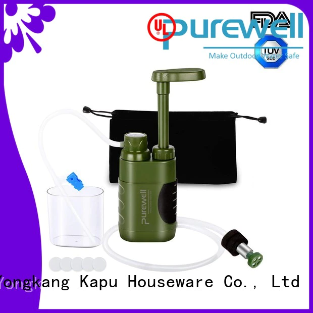 ABS water filter pump customized for hiking