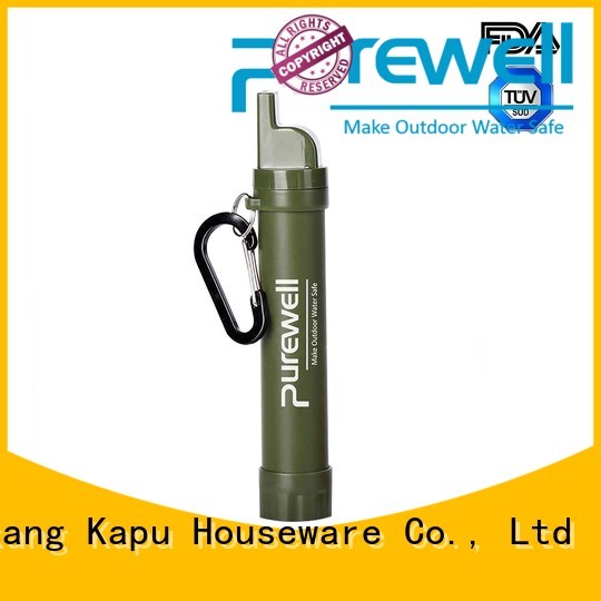 Purewell Personal portable water filter order now for hiking