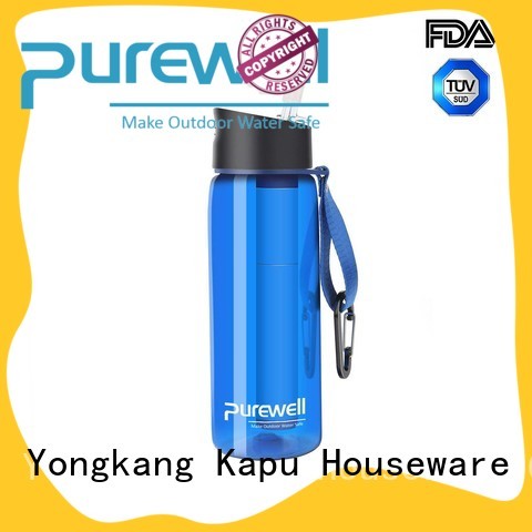 Purewell Detachable water purifier bottle wholesale for running