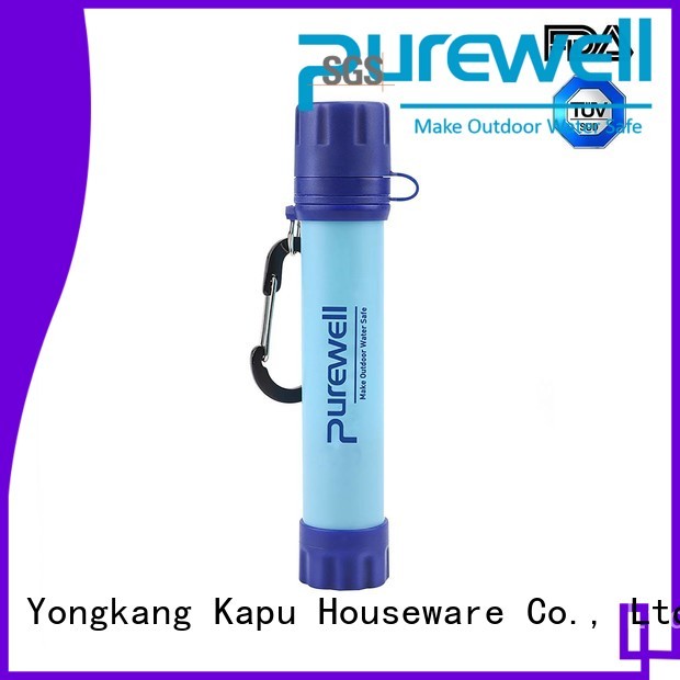 Purewell Personal water filter straw reputable manufacturer for traveling
