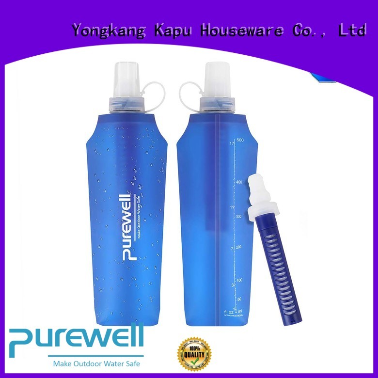Purewell soft flask wholesale for hiking