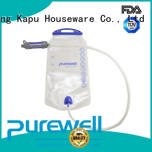 Purewell convenient water filter bag factory price for hiking