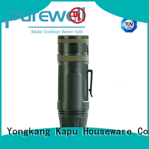 Purewell Customized portable water filter order now for hiking