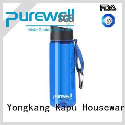 Purewell Detachable water purifier bottle wholesale for running