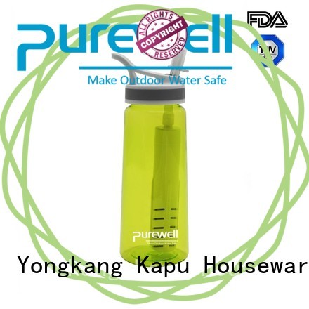 Purewell water filter bottle inquire now for Backpacking