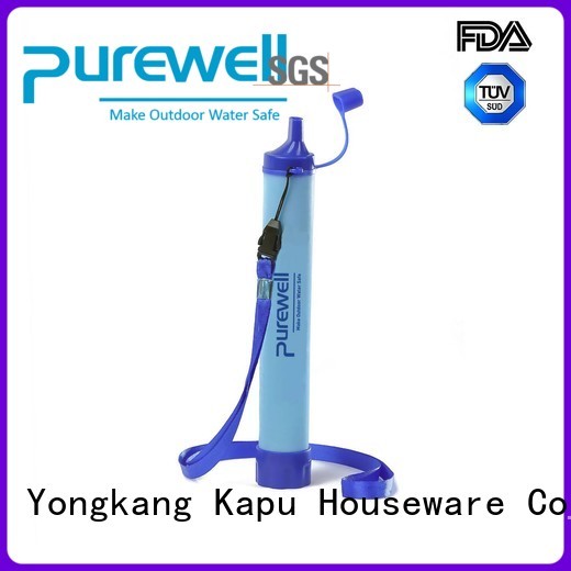 Personal water filter straw factory price for hiking