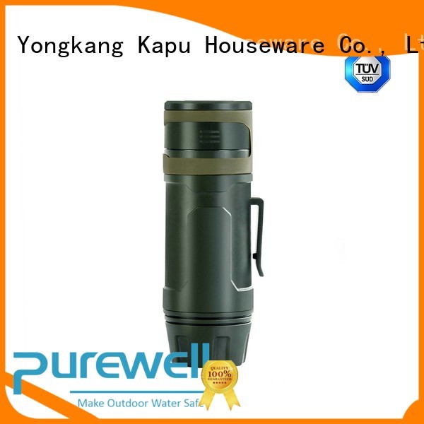 Purewell Customized portable water filter factory price for hiking
