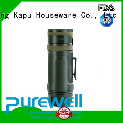 Purewell Personal water filter straw order now for traveling