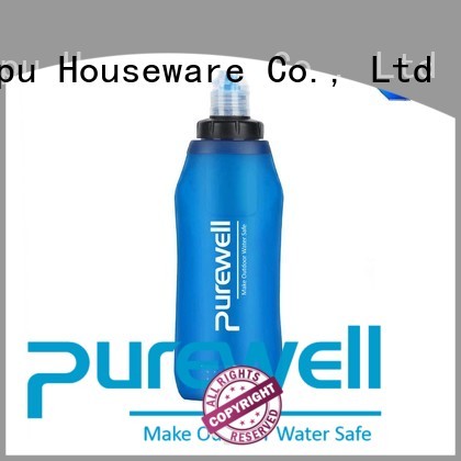 Purewell 1200ml soft flask wholesale for hiking