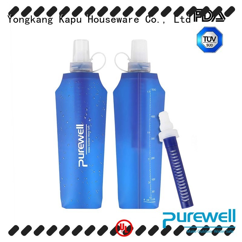 Purewell 500ml soft flask wholesale for running