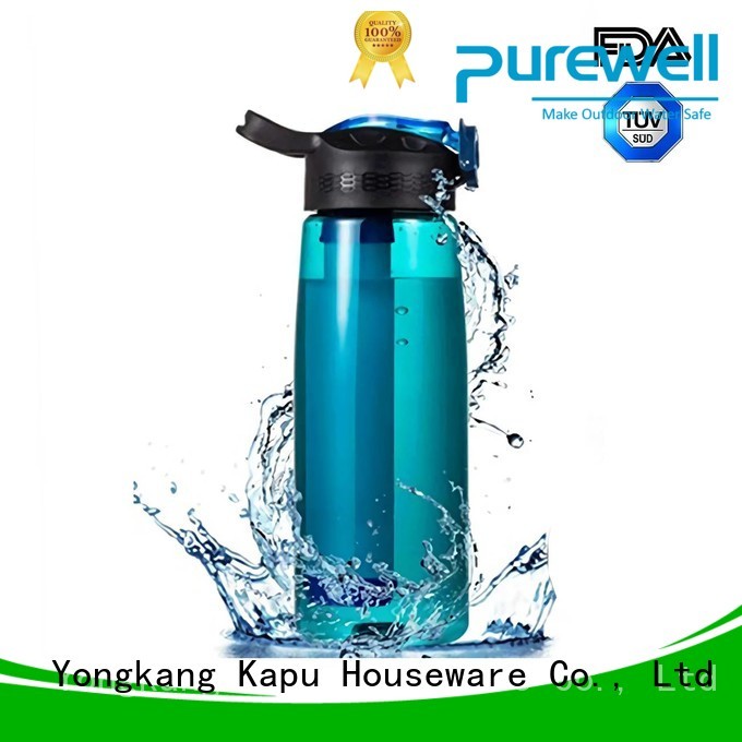 Detachable water filter bottle supplier for running
