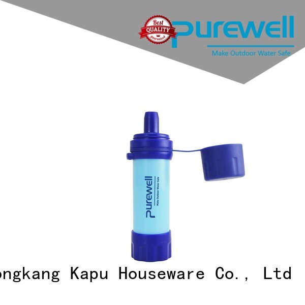 Purewell portable water filter order now for camping