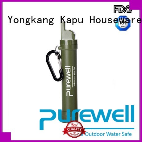 Purewell portable water filter factory price for camping