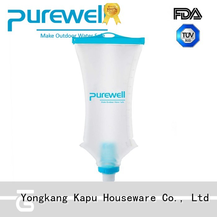 Purewell water filter bag from China for travel