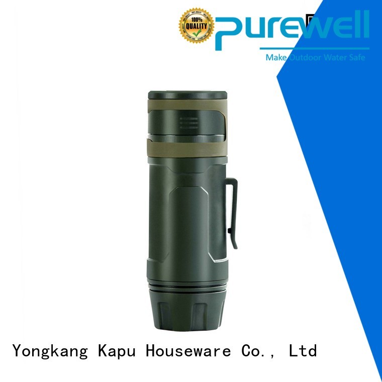 Purewell Personal portable water filter reputable manufacturer for camping