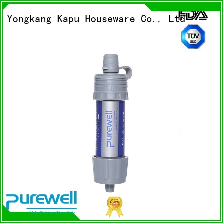 Customized portable water filter factory price for hiking