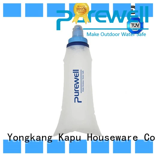 Purewell soft flask wholesale for Backpacking