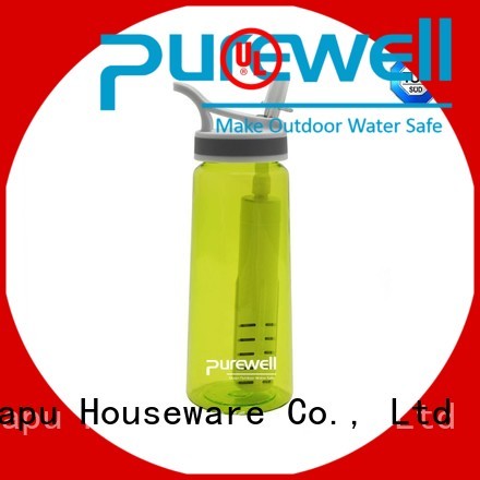 Purewell BPA-free water purifier bottle inquire now for running