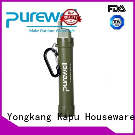 Purewell portable water filter straw order now for hiking